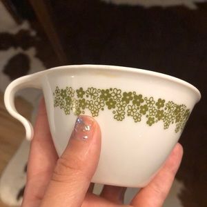 Vintage Corelle Crazy Daisy Hook Mugs Set of 10